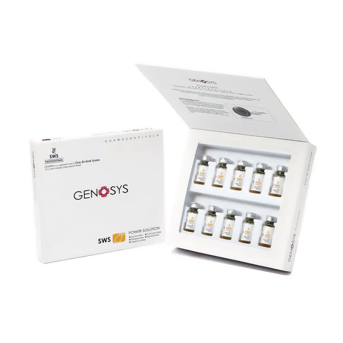 Сироватка для обличчя Genosys SWS Power Solution для боротьби з пігментацією, 10*2 мл